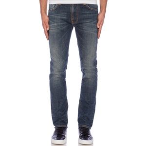 Nudie Thin Finn Organic Cotton Jeans Dusk Indigo